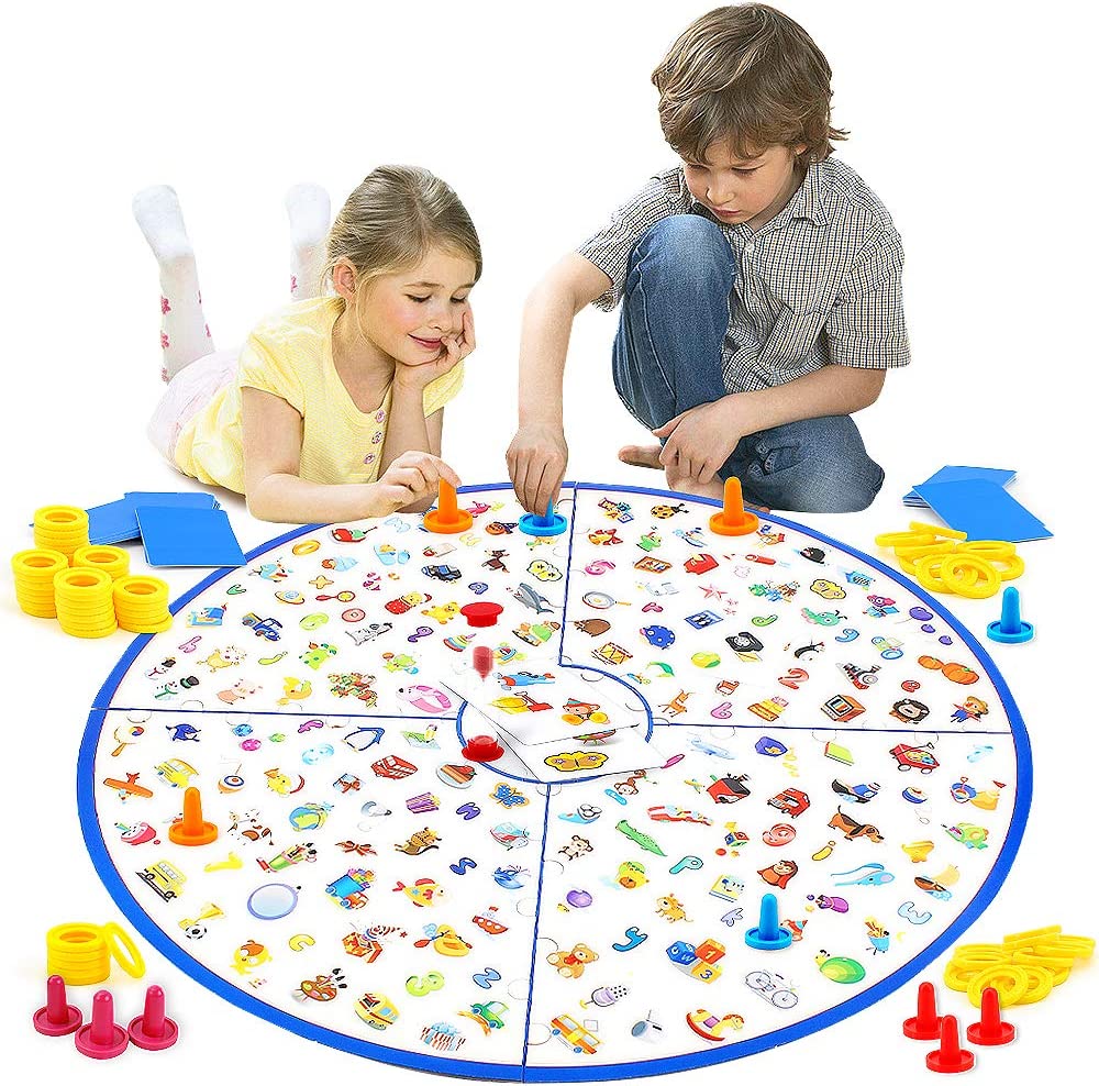 Juego de mesa de detective para niños, fomenta habilidades cognitivas y resolución de puzzles.