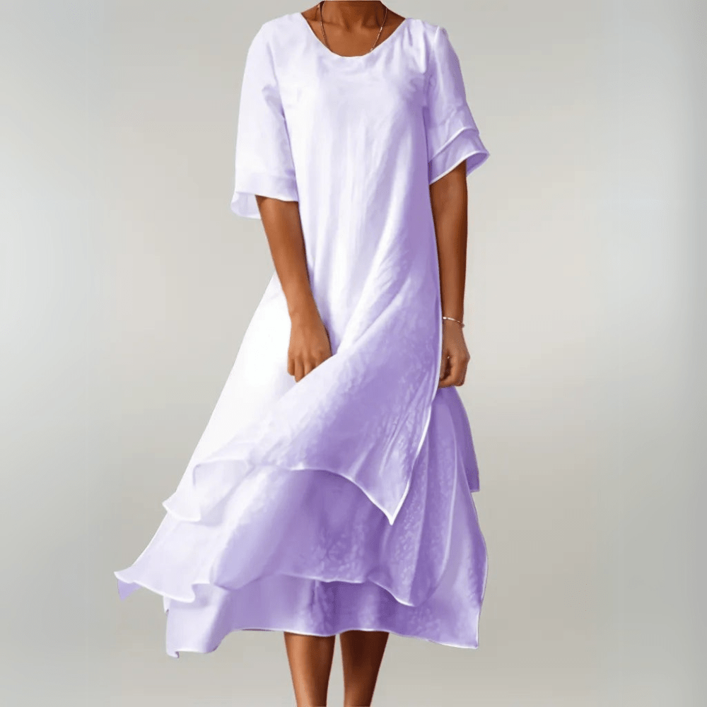 Vestido maxi versátil para mujer, ligero y muy cómodo. Ideal para un look fresco de verano.