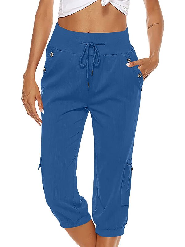 Capri de mujer, ideales para un look casual y fresco. Cintura elástica, cómodos y con estilo para el verano.
