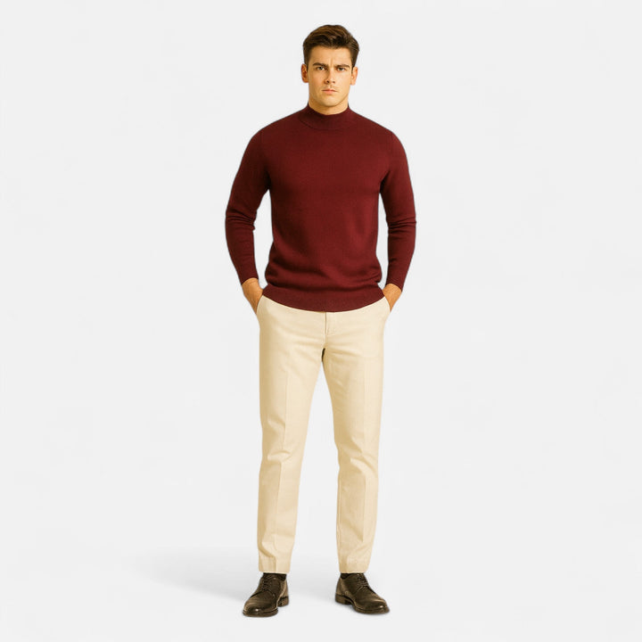 Jersey de punto para hombre, diseño clásico y elegante, comodidad para ropa masculina.