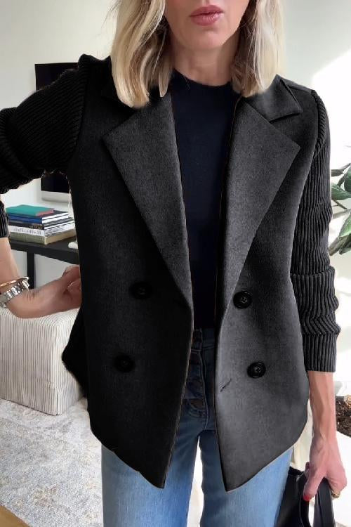 Prenda de abrigo cómoda y versátil para mujer, chaqueta casual elegante.