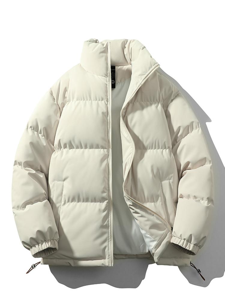 Abrigo de hombre para invierno, diseño acolchado y gran comodidad.