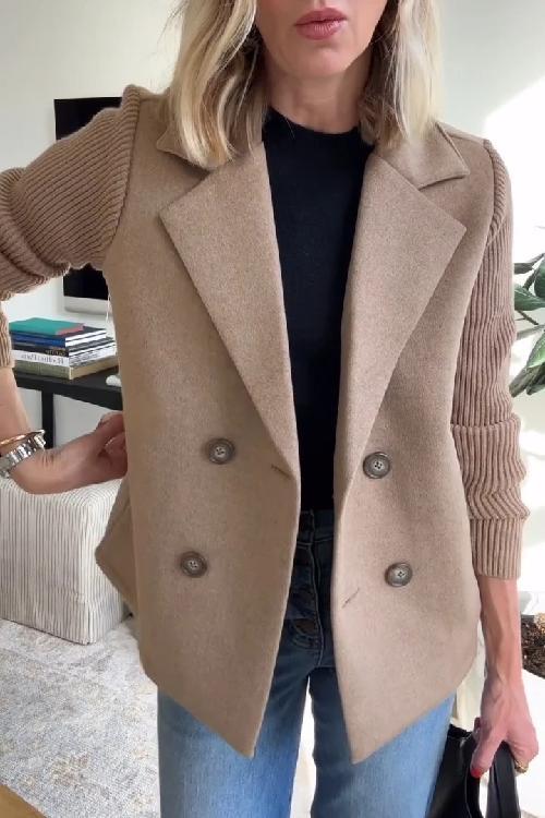 Chaqueta elegante mujer para ropa de paseo, estilo casual chic y versátil.