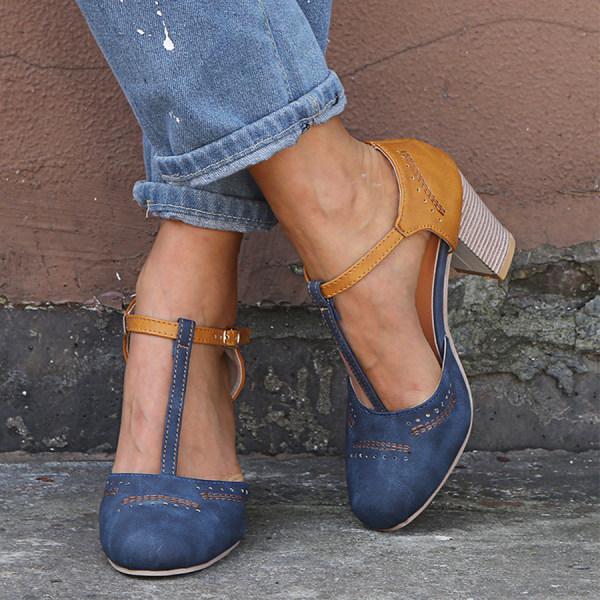 Elegantes zapatos de tacón mujer con plantilla confort. Ideales para fiesta u oficina y uso diario.