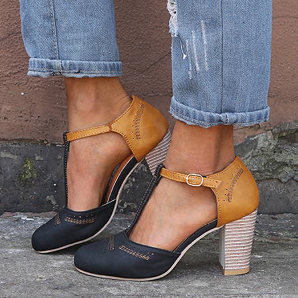 Calzado de tacón elegante y ortopédico para mujer. Disfruta de la comodidad y el estilo todo el día.
