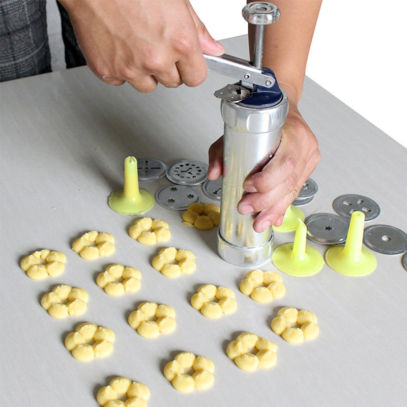 Caja de prensa de galletas profesional de acero inoxidable, ideal para regalar a reposteros.