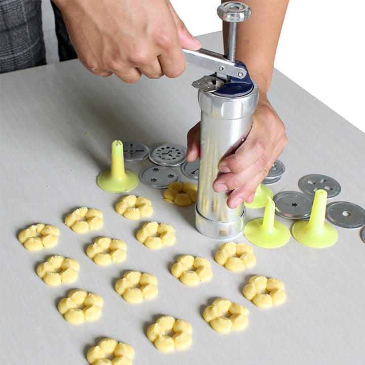Caja de prensa de galletas profesional de acero inoxidable, ideal para regalar a reposteros.