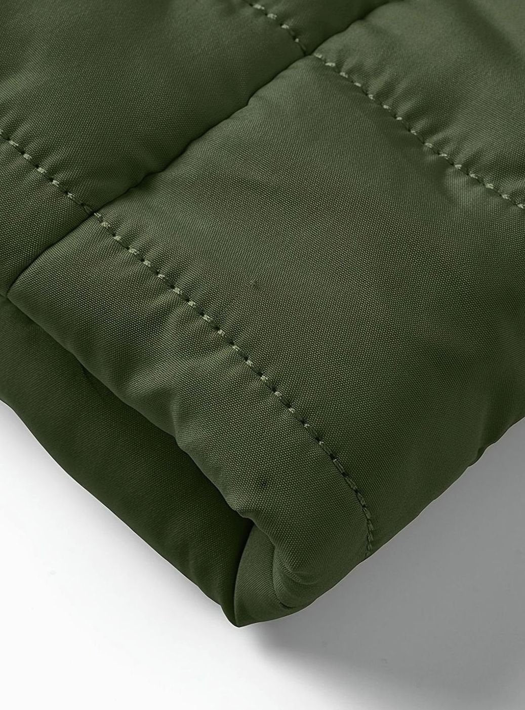 Chaqueta acolchada casual de hombre, con cremallera y bolsillos, perfecta para exterior.
