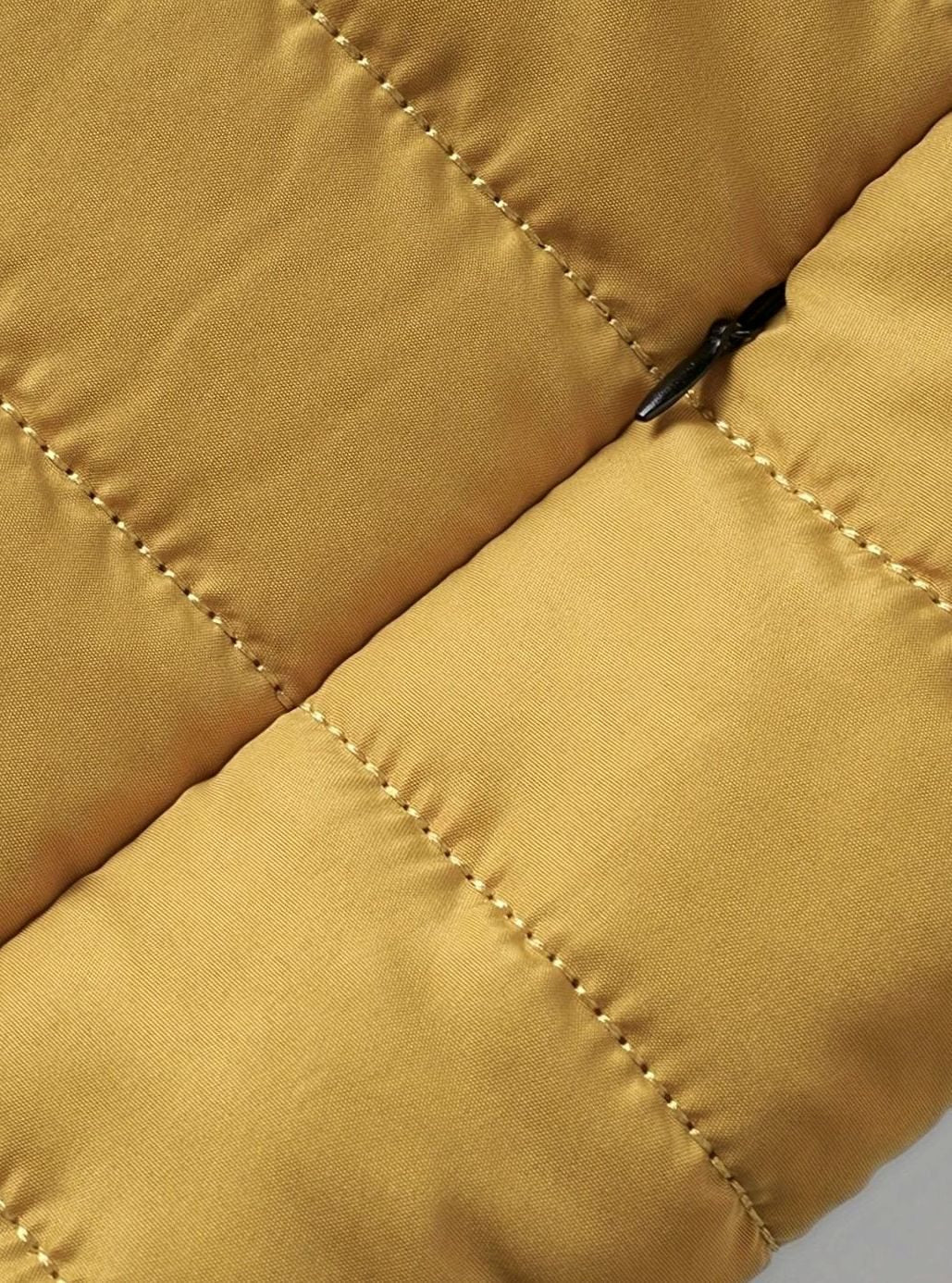 Abrigo ligero de invierno para hombre, acolchado, con bolsillos y cremallera.