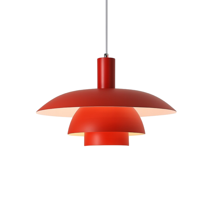 Lámpara de techo moderna con diseño escandinavo, aluminio duradero, luz LED.
