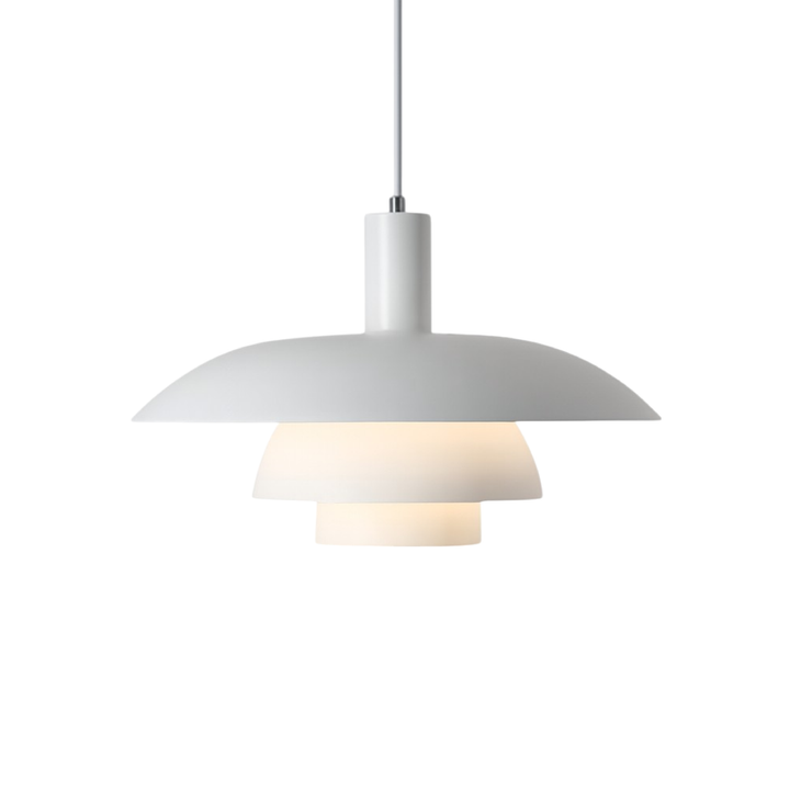 Lámpara suspendida escandinava, perfecta para una iluminación moderna y acogedora.