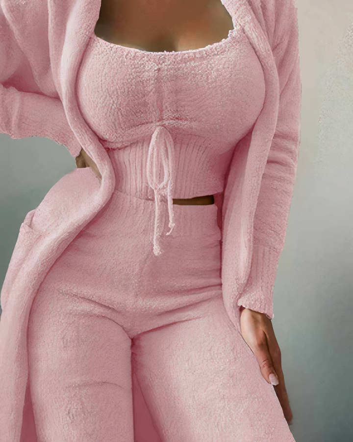 Pijama de mujer LUNA CALMA suave de dos piezas para dormir cómoda en casa, ideal para relajación.