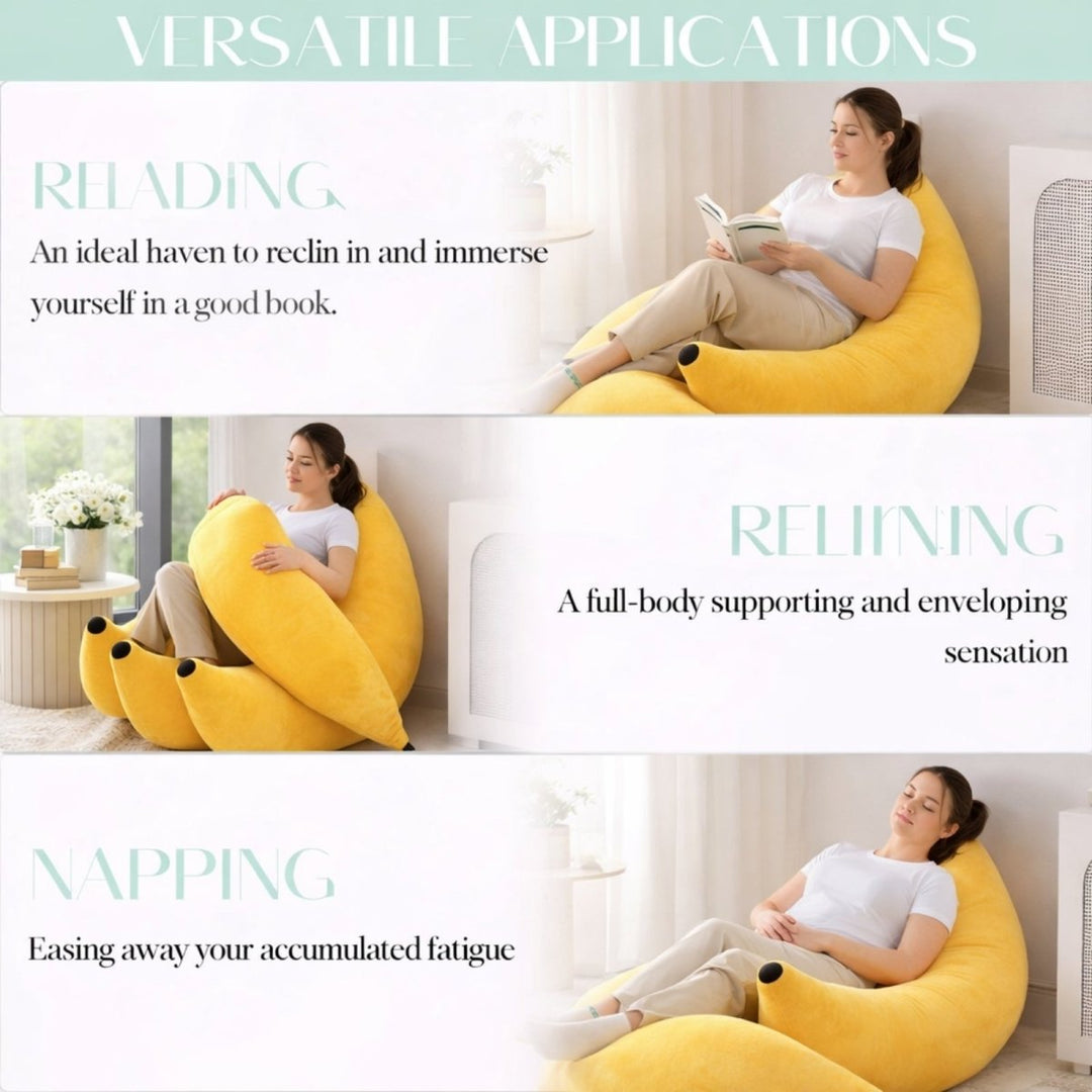 Asiento confortable: sillón puf viscoelástico de terciopelo. Ideal para relajación profunda.