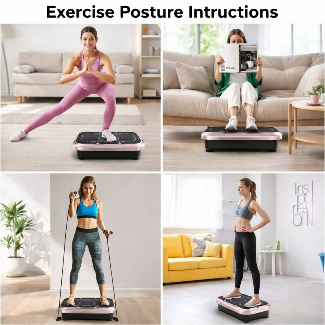 Plataforma de vibración unisex para esculpir el cuerpo, fitness y ejercicio de alto impacto en casa.