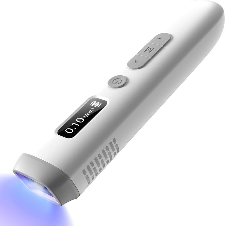 Dispositivo portátil fototerapia UVB 308nm para psoriasis, vitiligo. Tratamiento eficaz en casa.