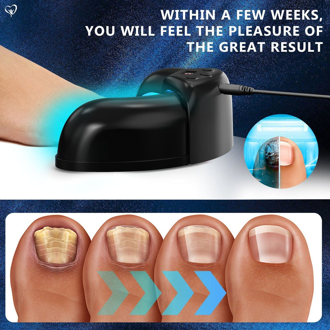 Dispositivo de cuidado personal para uñas. Mejora la salud de las uñas con terapia de luz en casa, manicura y pedicura.