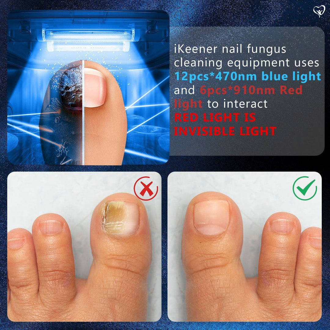 Aparato de terapia de luz para uñas. Cuidado de uñas avanzado con tecnología LED para uñas fuertes y saludables.
