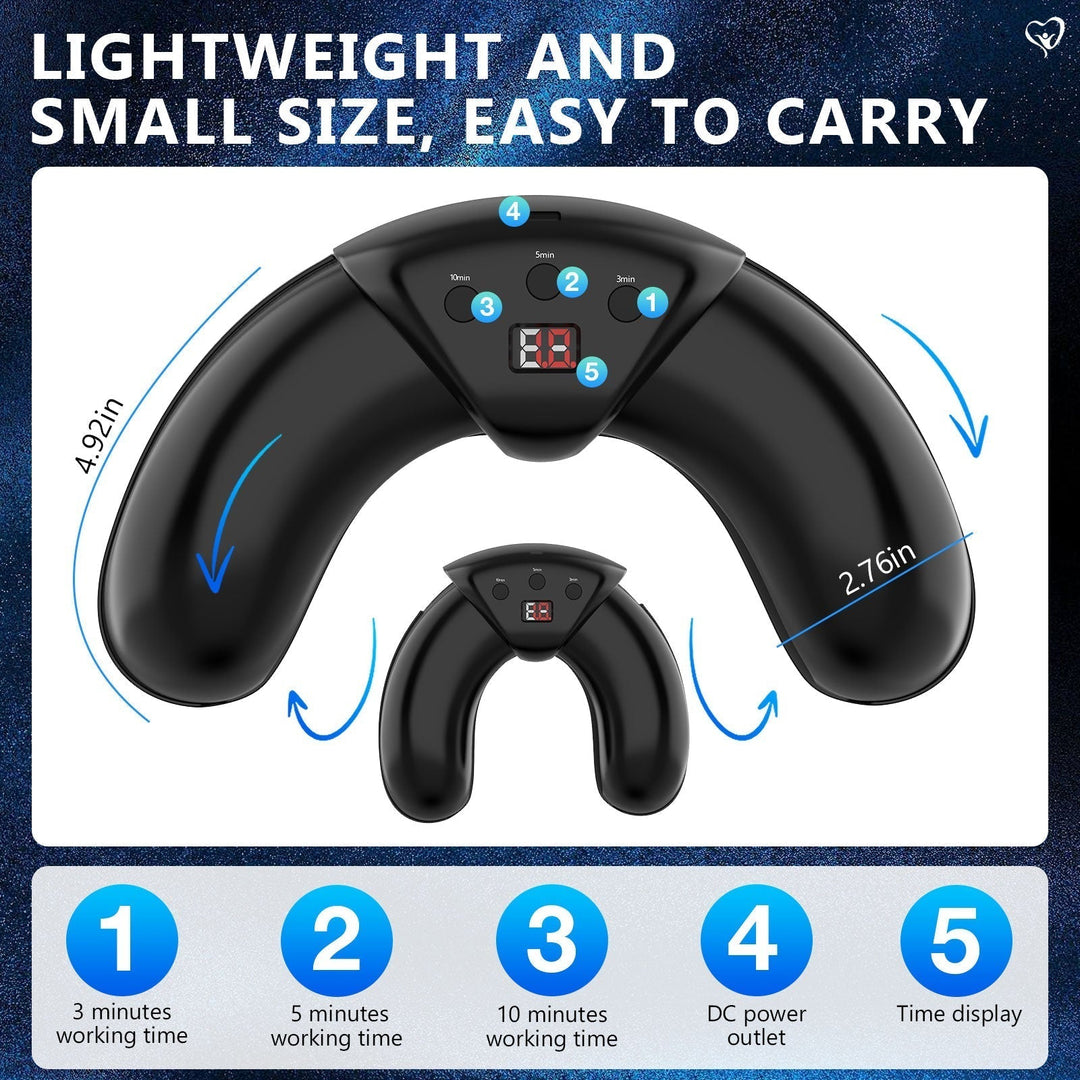 Dispositivo de luz LED para cuidado de uñas. Terapia infrarroja y azul para mejorar la salud de uñas en manos y pies.