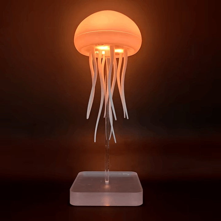 Lámpara de noche LED medusa flotante. Luz RGB decorativa para dormitorio, hogar u oficina.