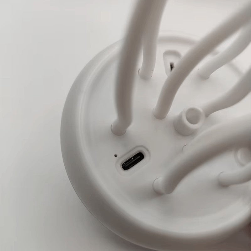 Luz de noche LED RGB con efecto medusa flotante. Iluminación decorativa para un ambiente único en el dormitorio.