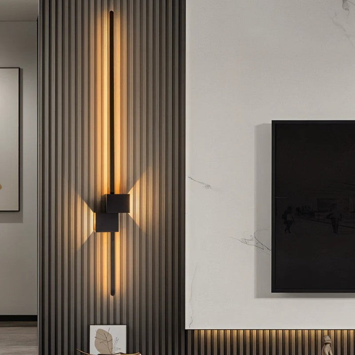 Iluminación decorativa LED minimalista para pared, aporta calidez y estilo a tu hogar.