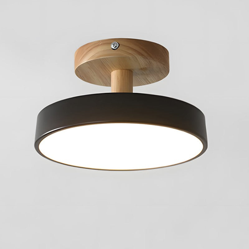 Ambiente cálido: lámpara de techo moderna para decoración del hogar.