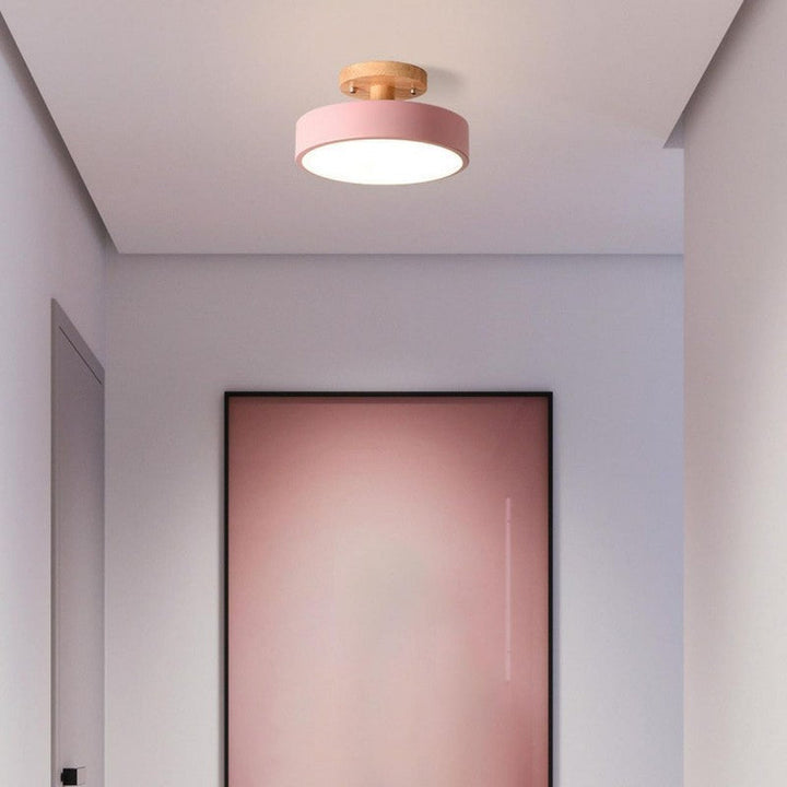 Iluminación interior: lámpara de techo moderna para un hogar con estilo.