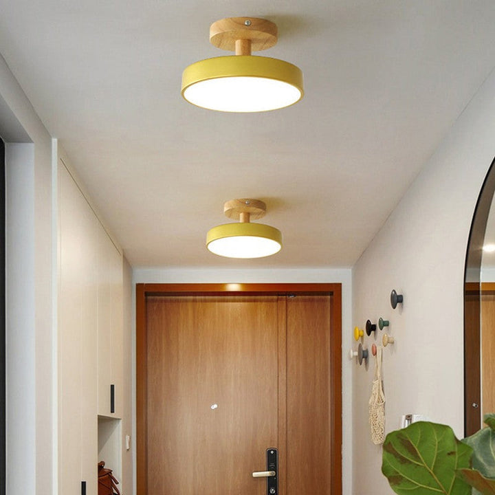 Lámpara de techo para dormitorio principal, estilo nórdico y actual.