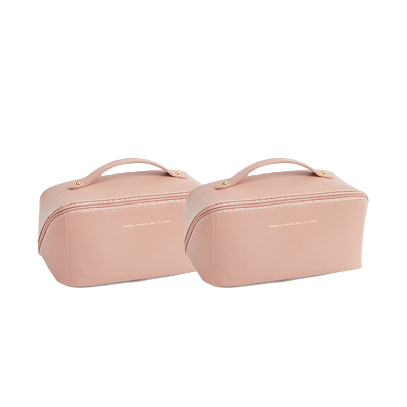 Neceser de viaje para mujer de PU. Protege tus cosméticos y maquillaje en este estuche resistente.