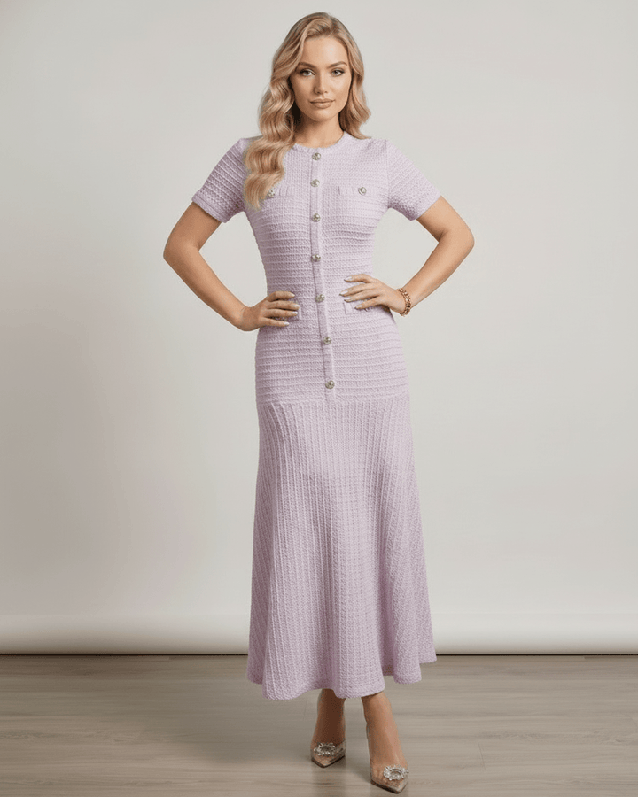 Vestido de verano para mujer, maxi, con silueta en A, ideal para un estilo casual chic.