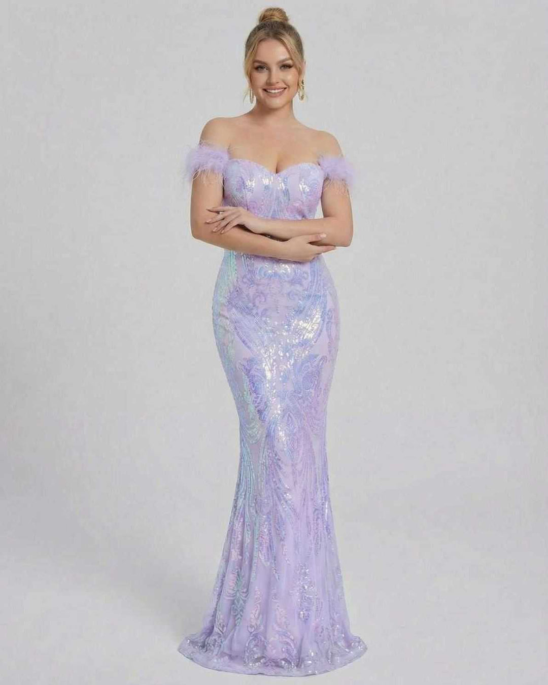 Vestido maxi de noche fluido, sin hombros, para mujer. Estilo elegante y cómodo para cualquier evento.