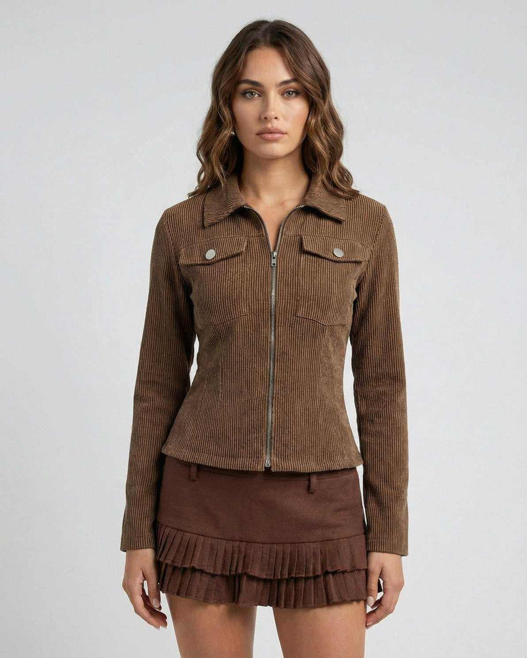 Chaqueta Florence para mujer, elegante y ajustada, estilo moderno, ideal para otoño/primavera.