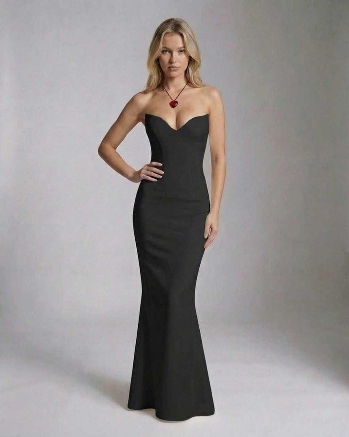 Vestido maxi formal de mujer, perfecto para fiestas y cenas, ofreciendo un estilo chic inigualable.