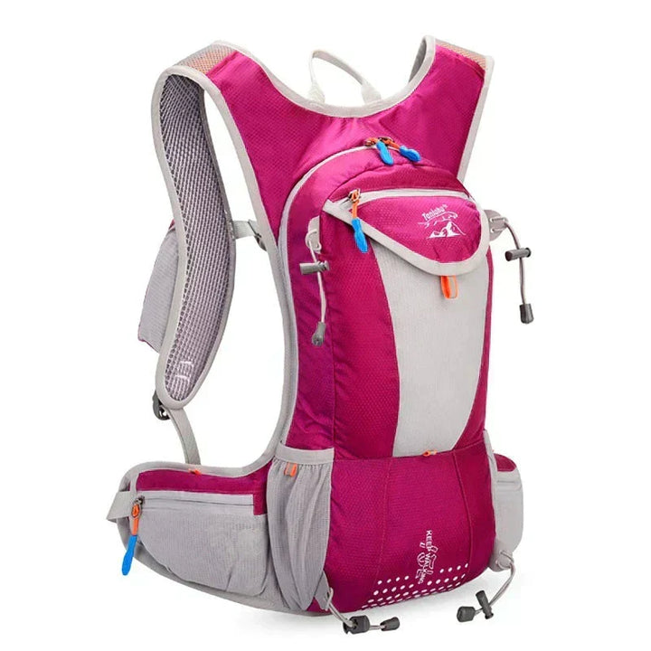 Mochila unisex ligera para aventura, impermeable y resistente, en vibrantes colores.