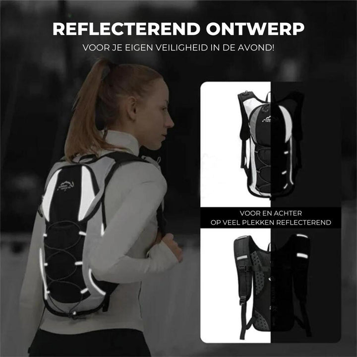 Mochila de aventura resistente al agua, perfecta para camping y viajes.