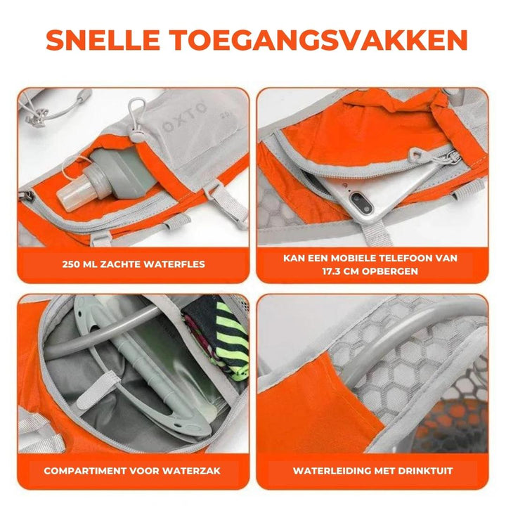 Mochila unisex para senderismo, impermeable, ligera y cómoda para largas caminatas.