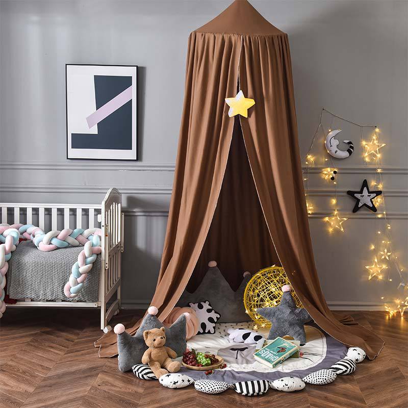 Dosel infantil de poliéster, accesorio para cama que bloquea la luz. Perfecto para el sueño de niños.