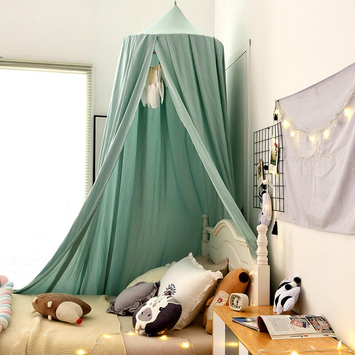 Dosel de cama infantil con diseño moderno. Bloquea la luz, ofrece privacidad y decora la habitación.