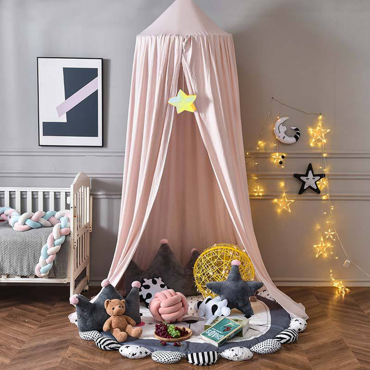 Dosel para cama infantil que oscurece la habitación, ideal para el sueño profundo de niños. Hecho de poliéster.