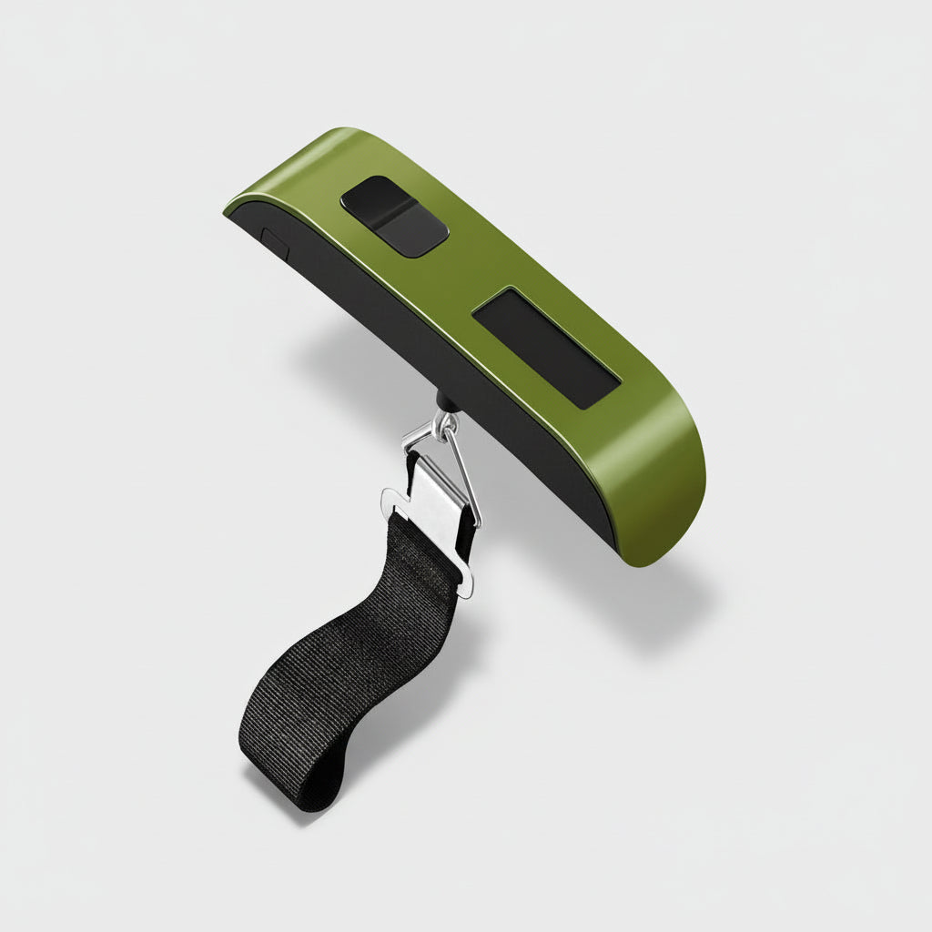 Balanza portátil para equipaje de mano, asegura el peso correcto de tu maleta antes de volar.
