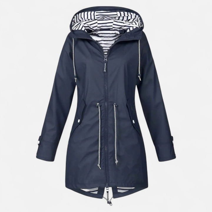 Chaqueta de mujer para exterior, impermeable y ligera, con capucha, para lluvia o viento.