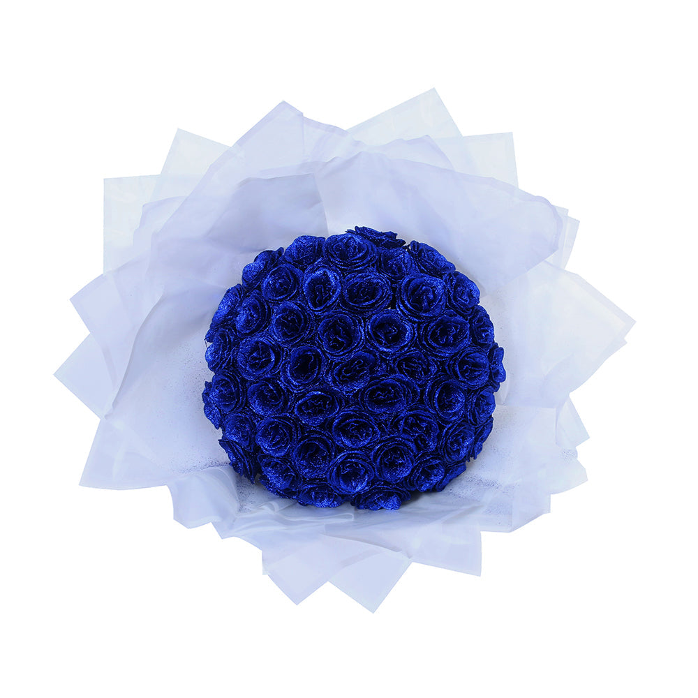 Ramo de rosas eternas rojas brillantes, regalo de lujo. Decoración del hogar duradera sin mantenimiento. [[lstfy-media:7]]