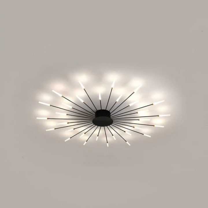 Lámpara de techo LED Luxe moderna, embellece tu salón con estilo.