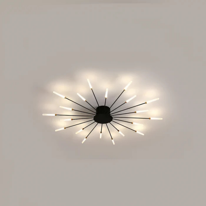 Lámpara de techo Luxe con tecnología LED, diseño vanguardista para interiores.