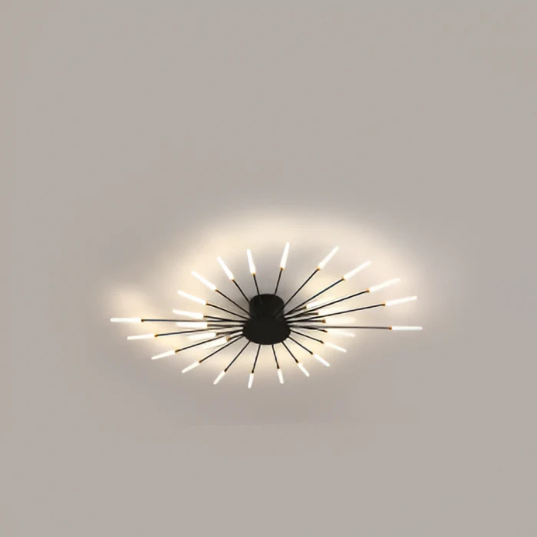 Plafón LED Luxe para salón, iluminación de lujo y eficiencia energética.