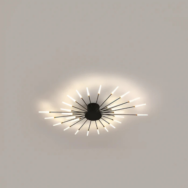 Plafón LED Luxe para salón, iluminación de lujo y eficiencia energética.