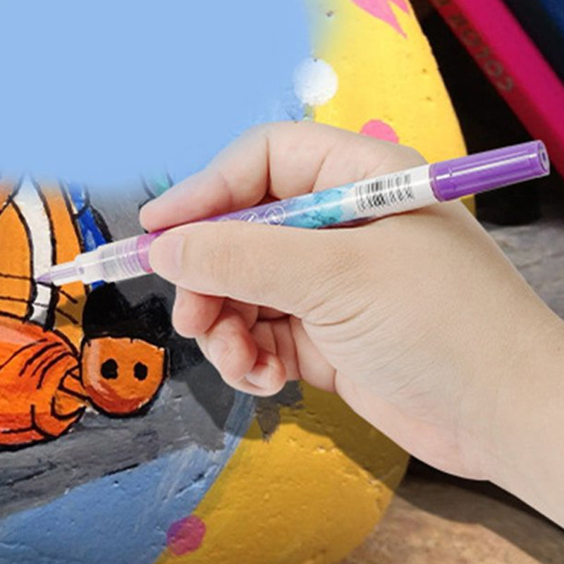 Diseño de uñas DIY con marcadores mágicos, set de belleza para arte de uñas fácil.