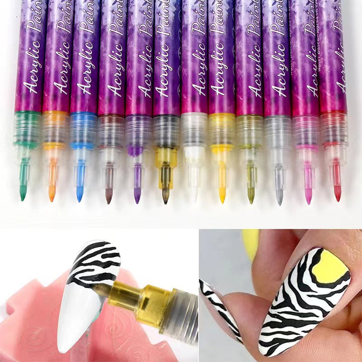 Expresa tu creatividad con marcadores para uñas, kit de arte de uñas para mujeres.