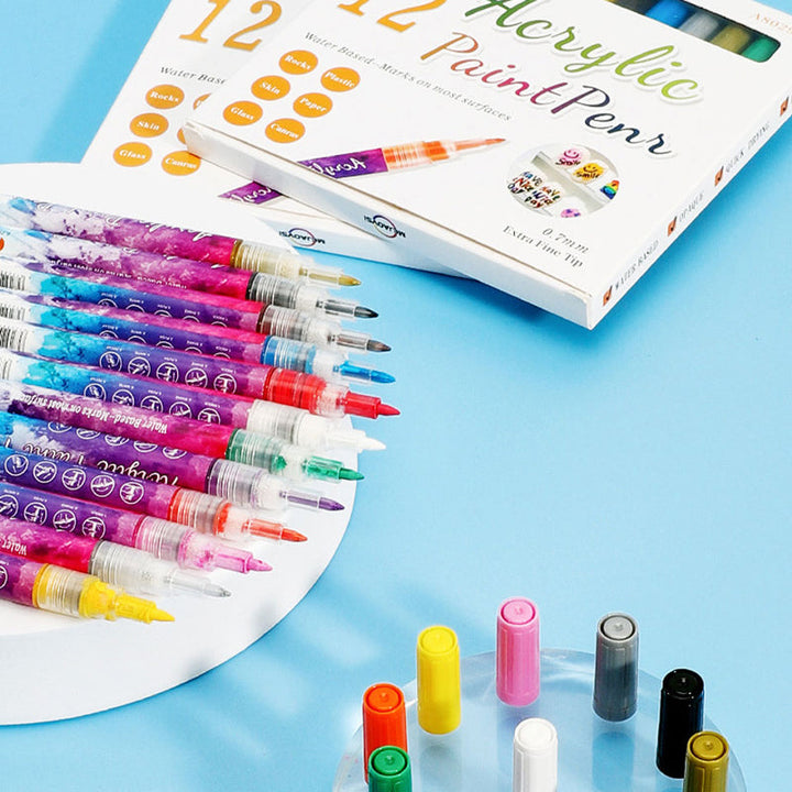 Marcadores profesionales para uñas, ideales para detalles finos en arte y diseño de manicura.