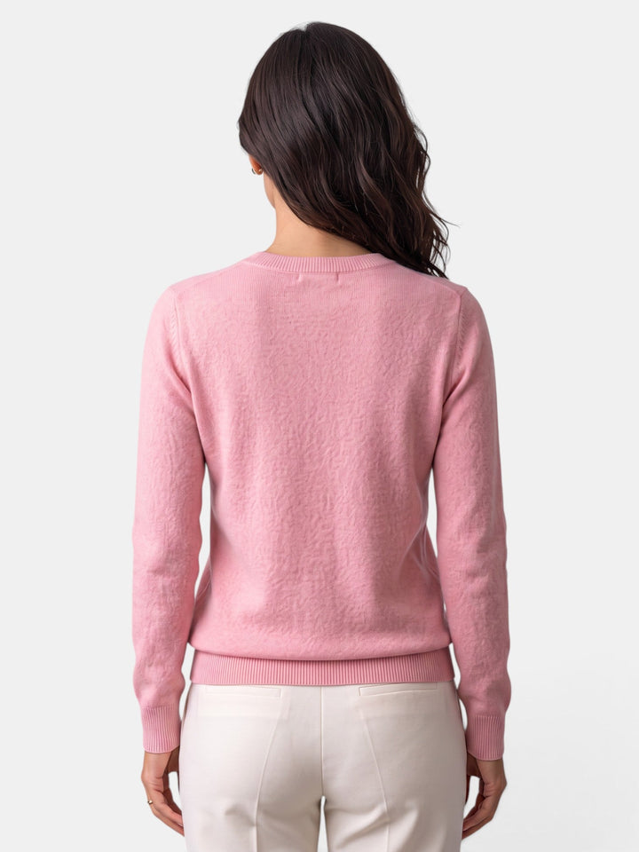 Ropa de punto para mujer: suéter suave, elegante y versátil.